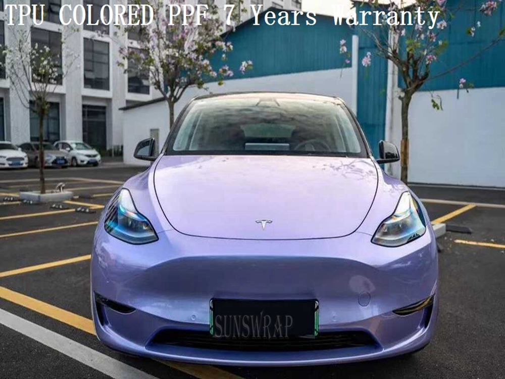 Silver Iridescent Purple PPF