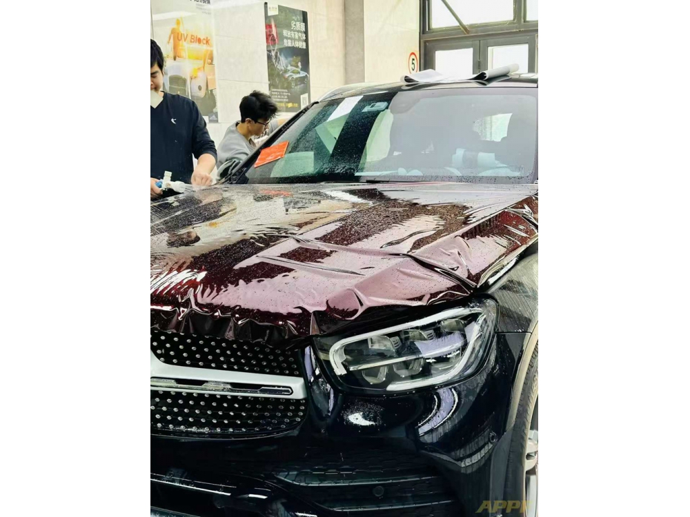 Super Gloss Metallic Black Rose PPF
